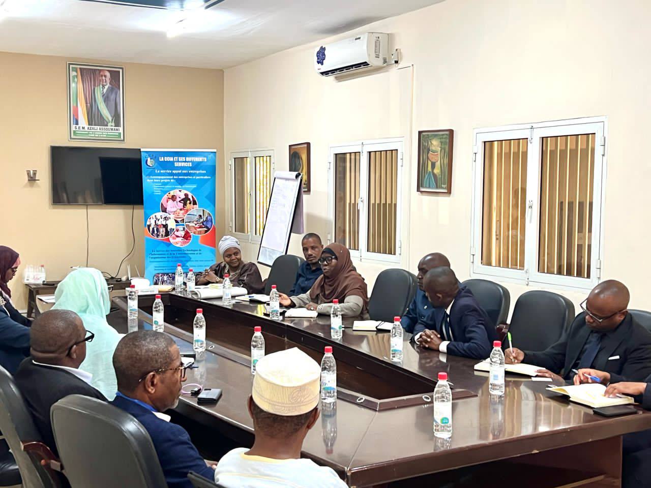 Visite d'une délégation de l'autorité fiscale de Mtwara à la Chambre de commerce